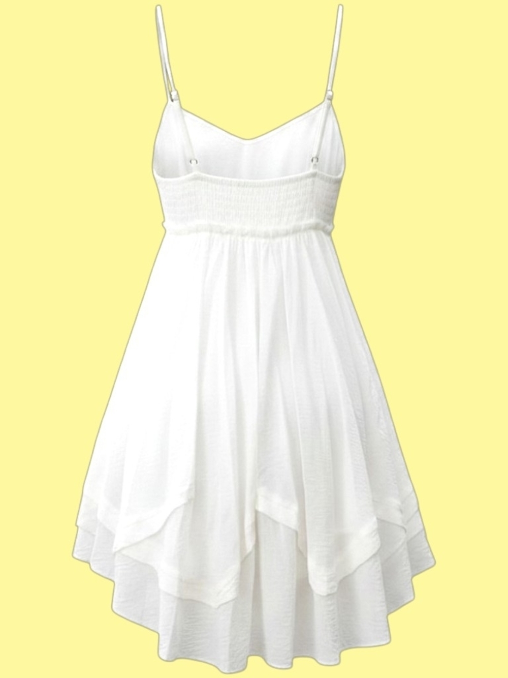 🚺 TicToc Lumi Embroidered Raw Hemline Baby Doll Dress — 100% Organic Cotton - Picture 3 of 10